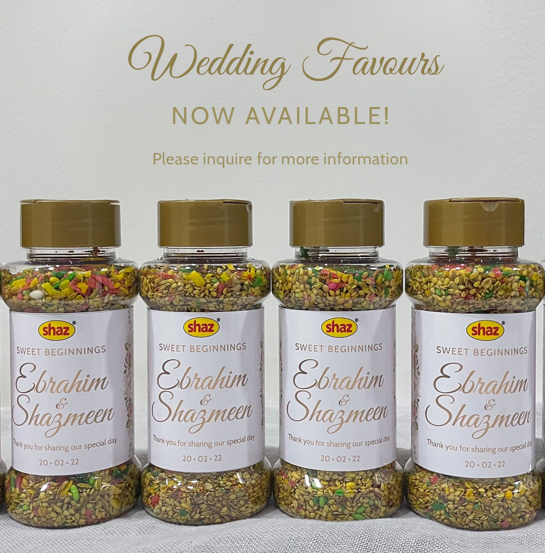 Wedding favours packaging